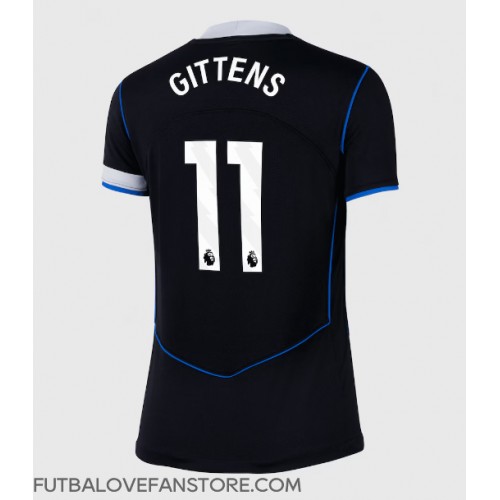 Chelsea Jamie Gittens #11 Tretí Ženy futbalový dres 2025-26 Krátky Rukáv Chelsea Jamie Gittens #11 Tretí Ženy futbalový dres 2025-26 Krátky Rukáv